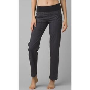 PRANA Summit Pants Outdoor Hiking Breathable Active Women's Large Heather Gray